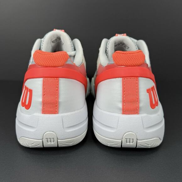 Wilson Rush Pro 5 SAMPLE Men’s Tennis Shoes Size 10 White/Orange 145464 New main image 7